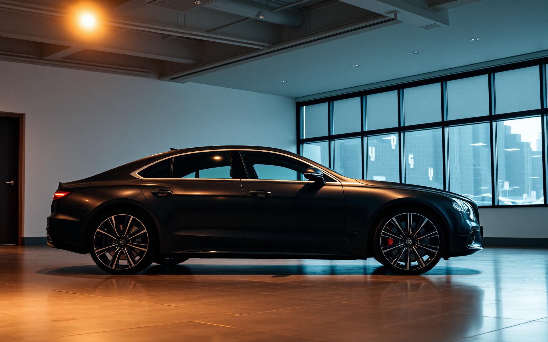 Premium Fahrzeug im Showroom der Garage Germano